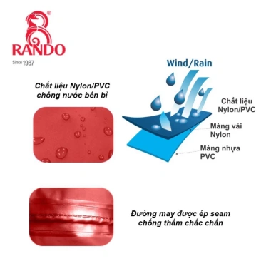 Áo Mưa Bít Sườn COLOSUR RANDO - Vải Dù Cao Cấp, Không Thấm Nước, Phản Quang, 299k 5 Áo Mưa Bít Sườn COLOSUR RANDO - Vải Dù Cao Cấp, Không Thấm Nước, Phản Quang, 299k 5
