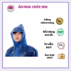 Áo mưa bộ Chúc Sen PVC dẻo cao cấp, không thấm nước, khóa kéo, phù hợp 40-70kg 10