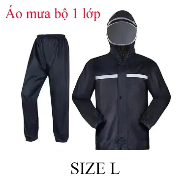 Áo mưa bộ MYT vải dày phản quang chống nước cho nam nữ, bảo vệ toàn thân, giá 172k
