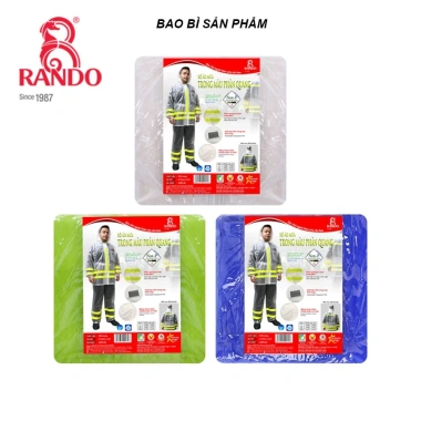 Áo Mưa Bộ RANDO Nhựa Trong Nhẹ Không Thấm Nước Dành Cho Phượt Xe Đạp Giá 193.000