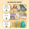 Áo Mưa Bỏ Túi Tiện Lợi Siêu Nhẹ, Đa Năng Cho Trẻ Em & Người Lớn Giá 26.100 VND 5