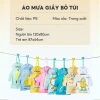 Áo Mưa Bỏ Túi Tiện Lợi Siêu Nhẹ, Đa Năng Cho Trẻ Em & Người Lớn Giá 26.100 VND 6