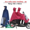 Áo mưa cánh dơi 2 người 1 người size đa dạng vải dù tổ ong siêu nhẹ - 82.000đ 6