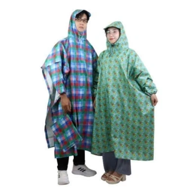Áo mưa cánh dơi bông caro – Vải dù cao cấp, siêu bền, chống thấm, thời trang nam nữ 87.045₫