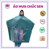 Áo mưa cánh dơi CHÚC SEN 1 người cho nam nữ, loại lớn trùm xe máy F6 nhựa PVC cao cấp dày dặn - chỉ 90.000₫ 4