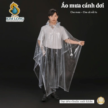 Áo Mưa Cánh Dơi Trong Suốt - Khấu Trang Thời Trang, Giá 118.794₫