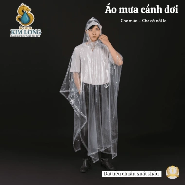 Áo Mưa Cánh Dơi Trong Suốt - Khấu Trang Thời Trang, Giá 118.794₫