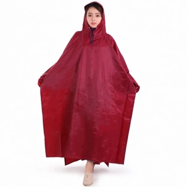 Áo Mưa Cánh Dơi Xẻ Vải Tổ Ong, Phủ Xe và Mang Balo, Phù Hợp Nhiều Xe - Giá 90.000₫