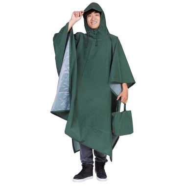 Áo Mưa Cánh Dơi Xẻ Vải Tổ Ong, Phủ Xe và Mang Balo, Phù Hợp Nhiều Xe - Giá 90.000₫