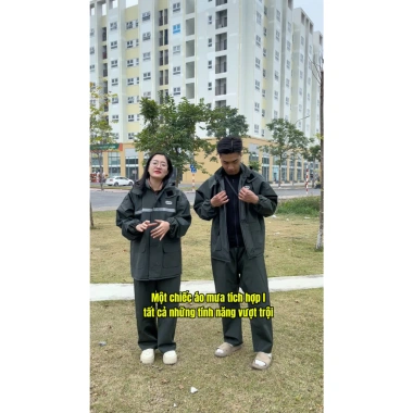 Áo Mưa Cao Cấp HOÀNG CẦM Chống Thấm, Kèm Túi Dù Thiết Kế Riêng Bền Đẹp - Giá Ưu Đãi 343.849₫