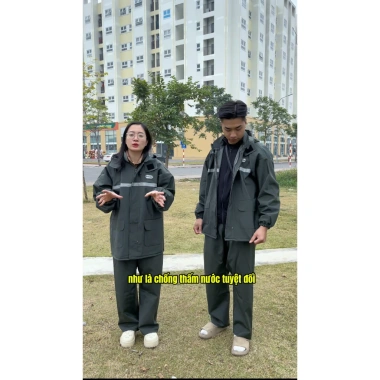 Áo Mưa Cao Cấp HOÀNG CẦM Chống Thấm, Kèm Túi Dù Thiết Kế Riêng Bền Đẹp - Giá Ưu Đãi 343.849₫