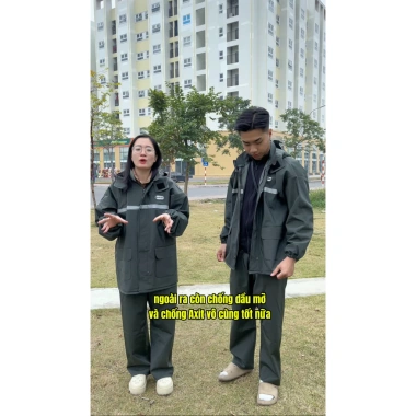 Áo Mưa Cao Cấp HOÀNG CẦM Chống Thấm, Kèm Túi Dù Thiết Kế Riêng Bền Đẹp - Giá Ưu Đãi 343.849₫