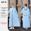 Áo mưa cao cấp thời trang xe máy – Eva khoá kéo, mũ kính trong suốt, giảm còn 145k 6