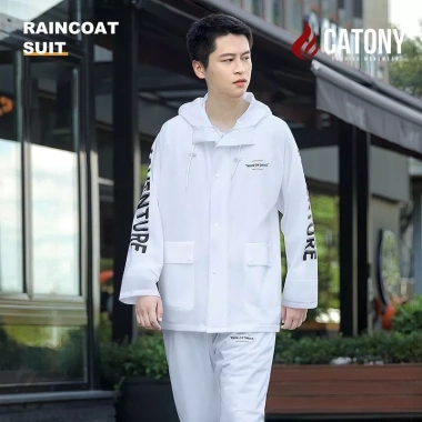 Áo mưa CATONY KP091 siêu dai chống thấm nước thời trang Hàn Quốc nam nữ giá 239.000₫