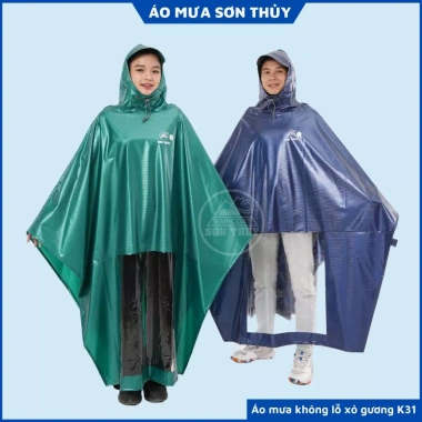 Áo mưa choàng 1 mũ PVC siêu dai K31 Sơn Thủy ST2 - Giá chỉ 152.000đ