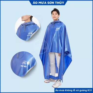 Áo mưa choàng 1 mũ PVC siêu dai K31 Sơn Thủy ST2 - Giá chỉ 152.000đ 6 Áo mưa choàng 1 mũ PVC siêu dai K31 Sơn Thủy ST2 - Giá chỉ 152.000đ 6