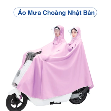Áo Mưa Choàng Nhật Bản Cánh Dơi Có Kính Chống Thấm, Chất Liệu Dày Dặn - Giá Chỉ 78.000₫ (Giá Gốc 101.400₫)