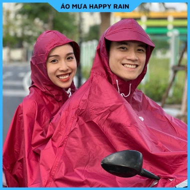 Áo Mưa Choàng Vải Dù Siêu Nhẹ Cỡ Đại 1-2 Người Tân Hưng Phong Chính Hãng - 138k