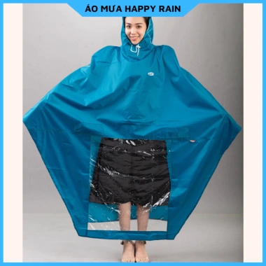 Áo Mưa Choàng Vải Dù Siêu Nhẹ Cỡ Đại 1-2 Người Tân Hưng Phong Chính Hãng - 138k