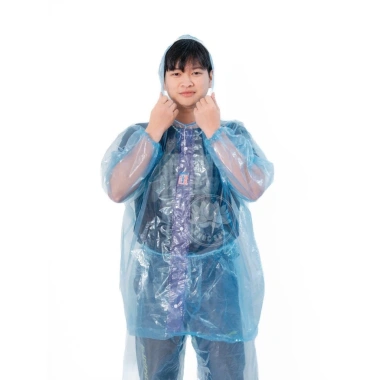 Áo mưa chui đầu nylon tiện lợi, siêu nhẹ cho đi đường, đi phượt chỉ 18.000 đồng 5