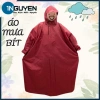 Áo Mưa Cổ Cao Dây Rút Bít Hông Xe Máy - Chống Thấm, Bo Chun, Mang Balo, Giá 90k 2