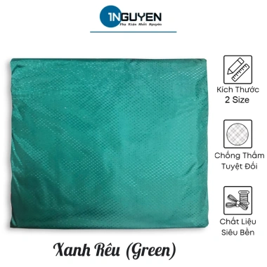 Áo Mưa Cổ Cao Dây Rút Bít Hông Xe Máy - Chống Thấm, Bo Chun, Mang Balo, Giá 90k