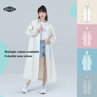 Áo mưa dài một mảnh có mũ trùm đầu cho người lớn, chống nước, trong suốt, tái sử dụng - Thích hợp du lịch ngoài trời, giá chỉ 45.576 VND 7 Áo mưa dài một mảnh có mũ trùm đầu cho người lớn, chống nước, trong suốt, tái sử dụng - Thích hợp du lịch ngoài trời, giá chỉ 45.576 VND 7