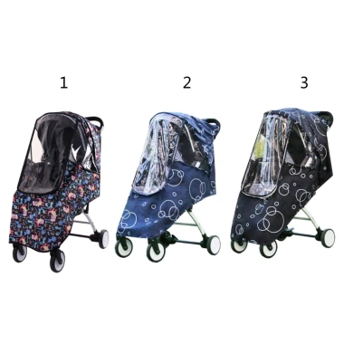 Áo mưa dày chống thấm nước mùa đông đa năng, chắn gió bụi, toàn thân cho xe đẩy em bé - phụ kiện xe đẩy