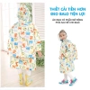 Áo Mưa Dây Kéo Bé Trai Gái Ngăn Đeo Balo - Raincoat Thời Trang Giá Ưu Đãi 126k 3