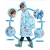 Áo Mưa Dây Kéo Bé Trai Gái Ngăn Đeo Balo - Raincoat Thời Trang Giá Ưu Đãi 126k 5