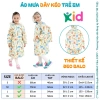 Áo Mưa Dây Kéo Bé Trai Gái Ngăn Đeo Balo - Raincoat Thời Trang Giá Ưu Đãi 126k 10