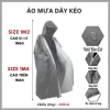 Áo mưa dây kéo nam nữ vải da cá cao cấp, chống thấm, nút bấm, đa màu, đa size - 109k 2