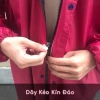 Áo mưa dây kéo nam nữ vải da cá cao cấp, chống thấm, nút bấm, đa màu, đa size - 109k 6