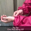 Áo mưa dây kéo nam nữ vải da cá cao cấp, chống thấm, nút bấm, đa màu, đa size - 109k 7