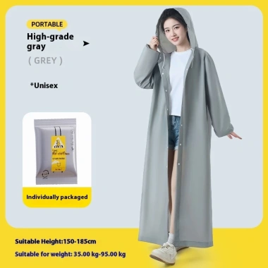 Áo mưa dày unisex dùng một lần màu vàng - Cắm trại, du lịch, hiển thị cao, giá 96.120₫