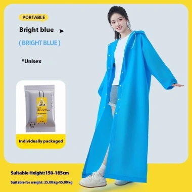 Áo mưa dày unisex dùng một lần màu vàng - Cắm trại, du lịch, hiển thị cao, giá 96.120₫