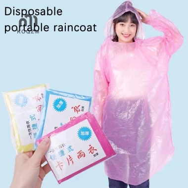 Áo mưa di động nam nữ chống nước, mũ trùm đầu, cắm trại & đi bộ đường dài - mới 28k