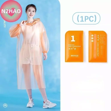 Áo Mưa Du Lịch Dùng Một Lần N2HAO Chống Thấm Nước Siêu Nhẹ Cho Camping và Che Mưa Ngoài Trời Giá Ưu Đãi 39.528đ