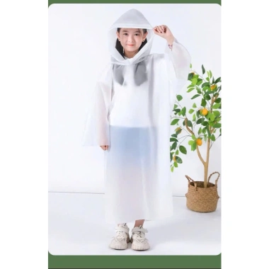 Áo mưa dùng 1 lần cho bé, nhỏ gọn bỏ túi tiện lợi, hoạt hình dễ thương, chỉ 17.5k 7