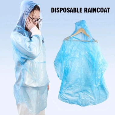 Áo Mưa Dùng 1 Lần Chống Thấm Nước, Bền Bỉ, Nhỏ Gọn Tiện Lợi - Giá Chỉ 19.000₫