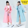 Áo Mưa EVA Cao Cấp Dùng Nhiều Lần Cho Người Lớn Chống Thấm Siêu Bền 150-185cm