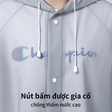 Áo Mưa EVA Cao Cấp Dùng Nhiều Lần Cho Người Lớn Chống Thấm Siêu Bền 150-185cm 3