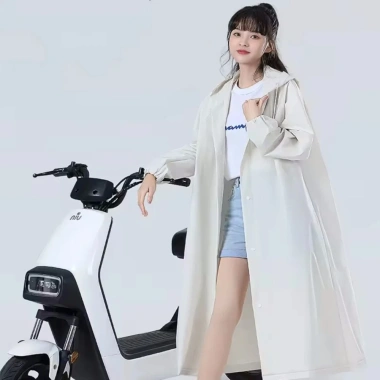 Áo Mưa EVA Cao Cấp Dùng Nhiều Lần Cho Người Lớn Chống Thấm Siêu Bền 150-185cm 8