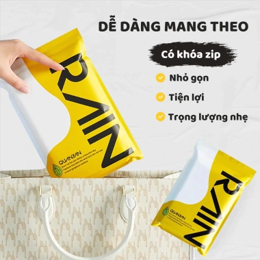 Áo mưa Eva chống thấm, thoáng khí, gọn nhẹ, giá chỉ 28.900₫ - Siêu tiện lợi 3