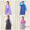 Áo mưa EVA dài cho nam nữ trẻ em, chống nước, mũ trùm đầu, thích hợp du lịch cắm trại, giá chỉ 71.172 VND