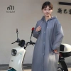Áo mưa EVA dày thời trang cho trẻ em, chống thấm, tái sử dụng, du lịch 9