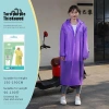 Áo mưa EVA dày thời trang cho trẻ em, chống thấm, tái sử dụng, du lịch 10