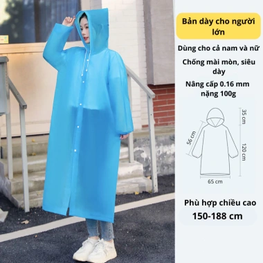Áo Mưa EVA Dùng 1 Lần Chống Thấm Toàn Thân - 24.900₫ cho Người Lớn & Trẻ Em 7 Áo Mưa EVA Dùng 1 Lần Chống Thấm Toàn Thân - 24.900₫ cho Người Lớn & Trẻ Em 7
