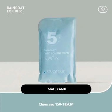 Áo mưa giấy dùng 1 lần cho người lớn, mũ nhỏ gọn tiện lợi đi học du lịch dã ngoại 19.000 VND 5