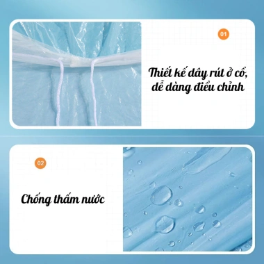 Áo Mưa Giấy Dùng 1 Lần Gấp Gọn 7 Màu Bỏ Túi Du Lịch Dã Ngoại 15.000₫